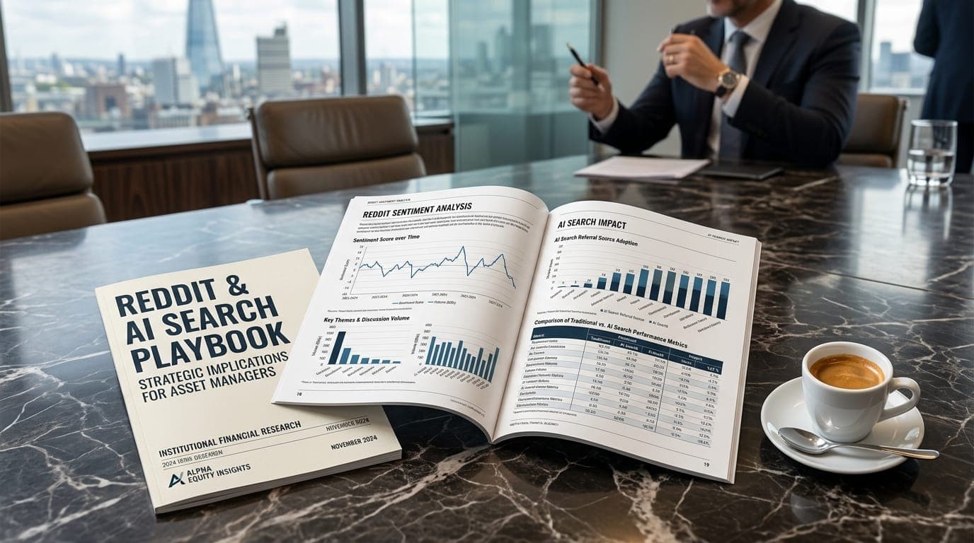 Reddit & AI Search Playbook for Asset Managers Research Report