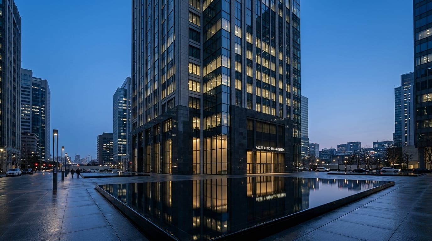 Institutional Financial Headquarters Skyline
