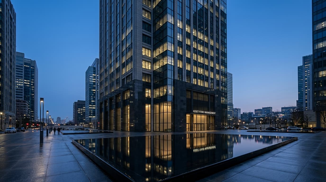 Institutional Financial Headquarters Skyline